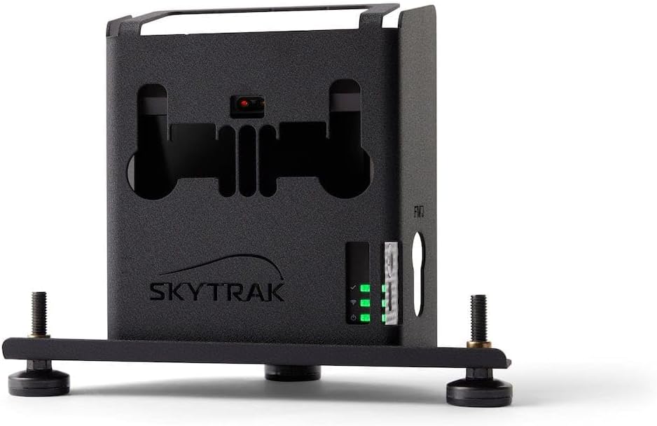 SkyTrak Golf Simulator Studio Pro Package Launch Monitor, Metal Protective Case, Enclosure, Simulator Software, Hitting Mat, Projector and Ball Tray - Improve Your Game from Home