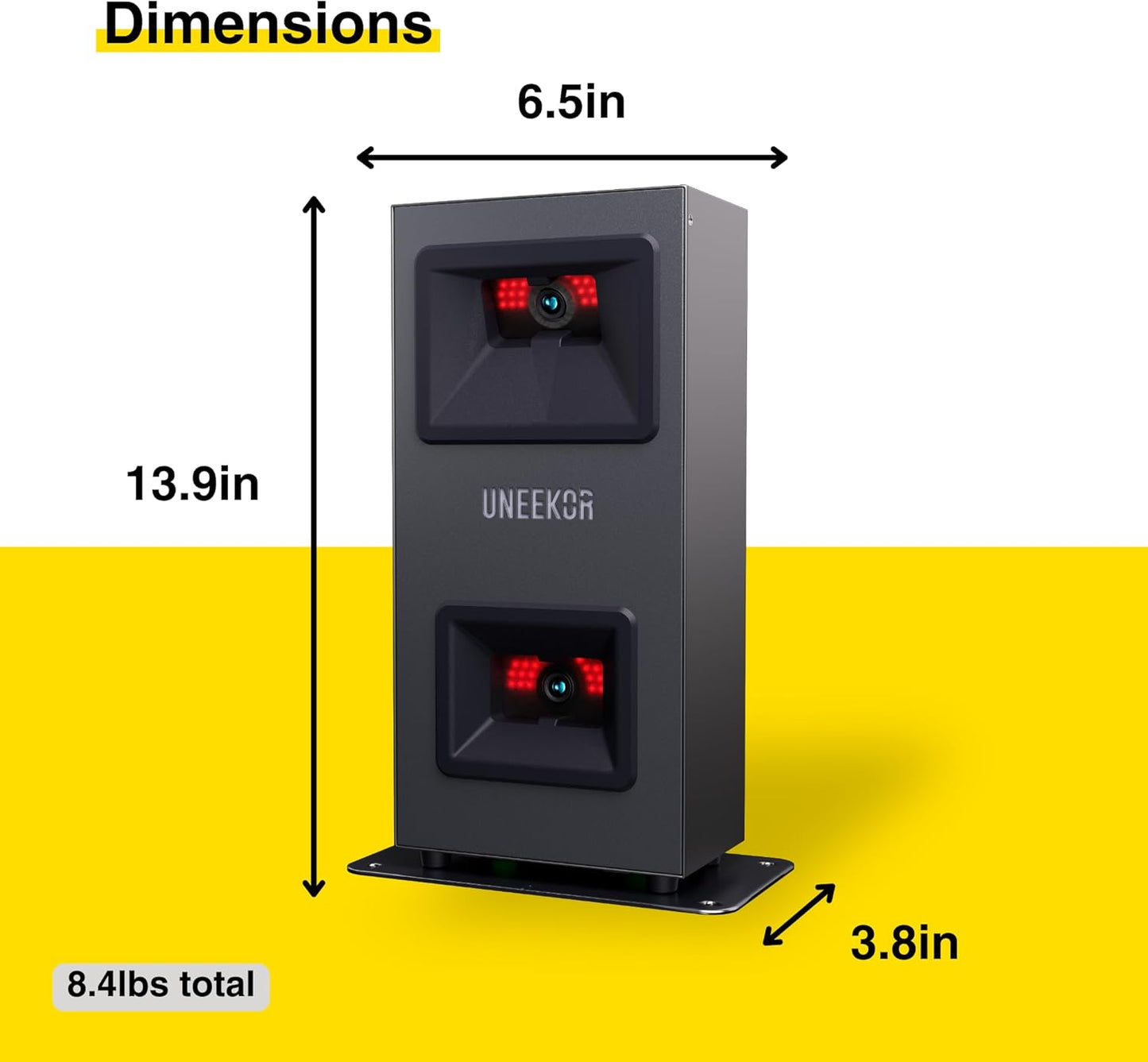 Eye Mini LITE Golf Launch Monitor, Indoor Golf Simulators for Home, Office and Garage, Dimple Optix Technology, Compatible with Refine+, GSPro, E6 Connect and TGC19, Work with PC Only
