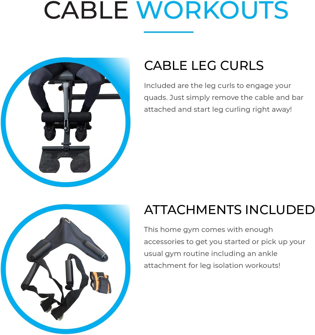 FIT4HOME Multi Gym Fitness Equipment Exercise Machine Strength Training Body Building Heavy Duty Home Gyms Workout Stations 80KG Weight Plates Leg Press Lat Pulldown | TF3003C
