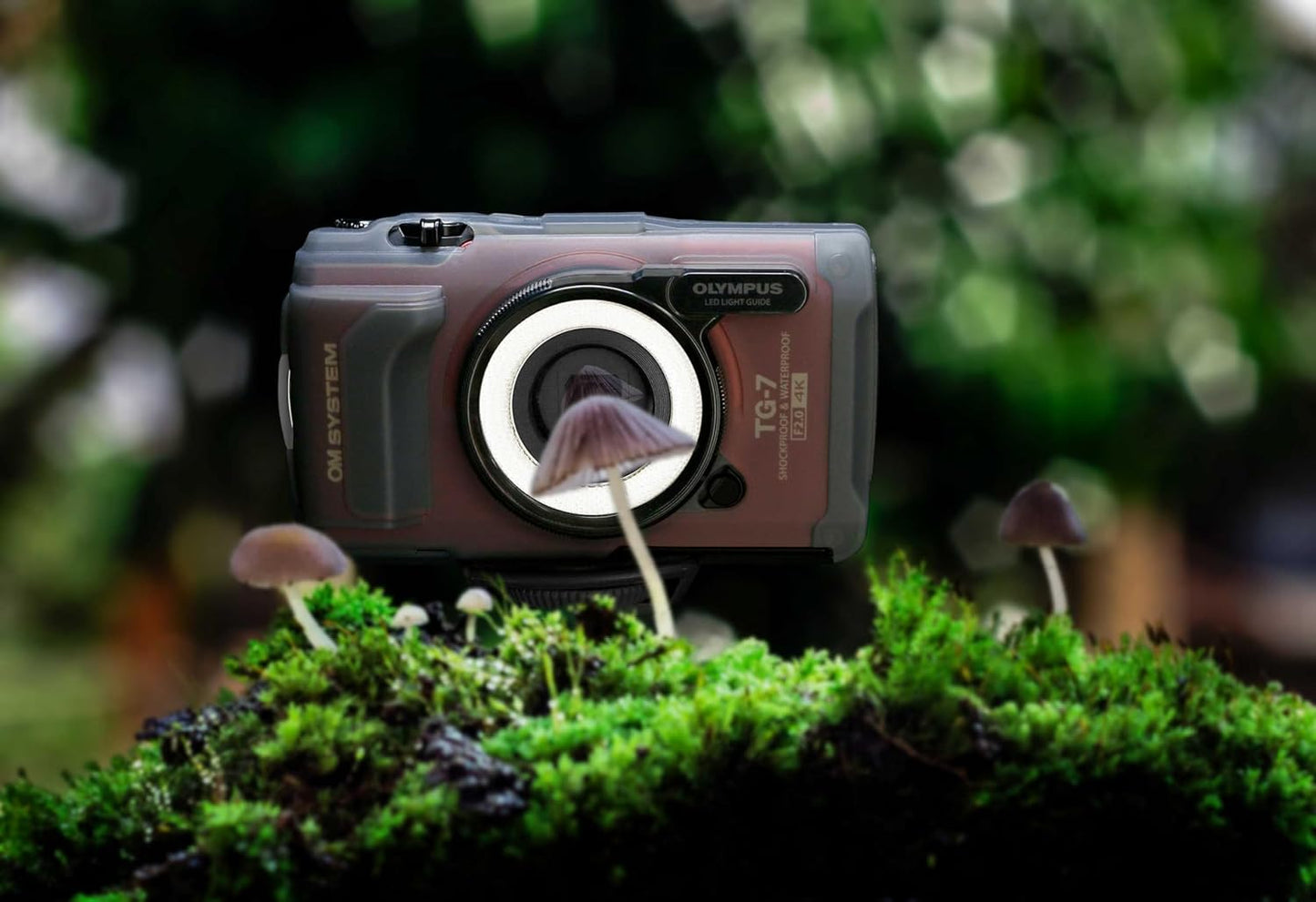 OM SYSTEM Tough TG-7 Black Digital Camera, 12MP, Waterproof, Shockproof, Underwater and Macro Shooting Modes, high speed image sensor, 4K Video, 4x-wide-angle zoom (successor Olympus TG-6)
