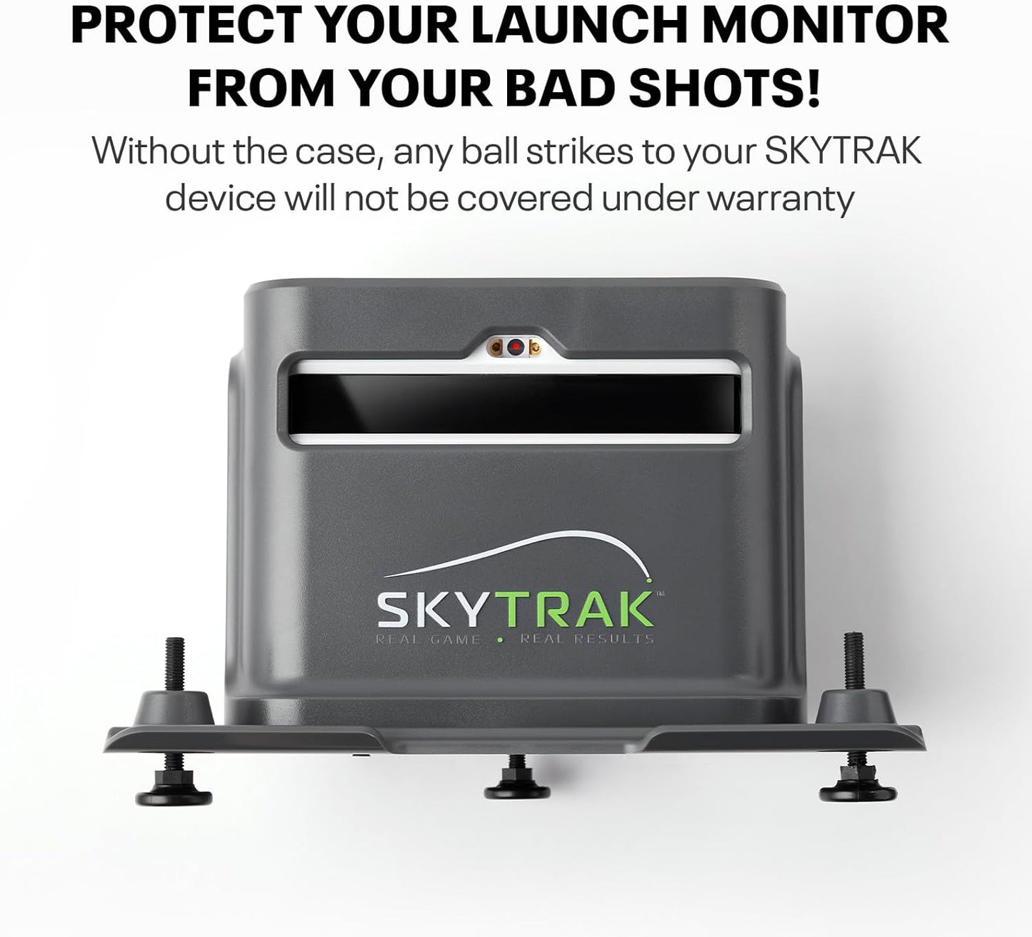 SkyTrak+ Launch Monitor & Golf Simulator Protective Shield - Tour-Level Swing Analysis with Dual Doppler Radar, Enhanced Camera, Real-time Simulation, Wi-Fi, USB-C Charging