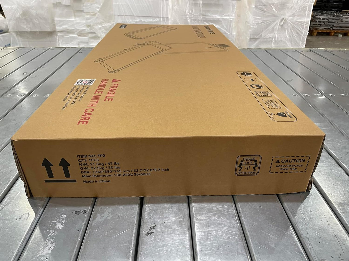 2-in-1 Treadmill, Walking Pad 12 km/hr, 7% Slope, 2.5 HP Electric Folding Treadmill, Extra Large 40 cm, Data Memory Function, App & Remote Control