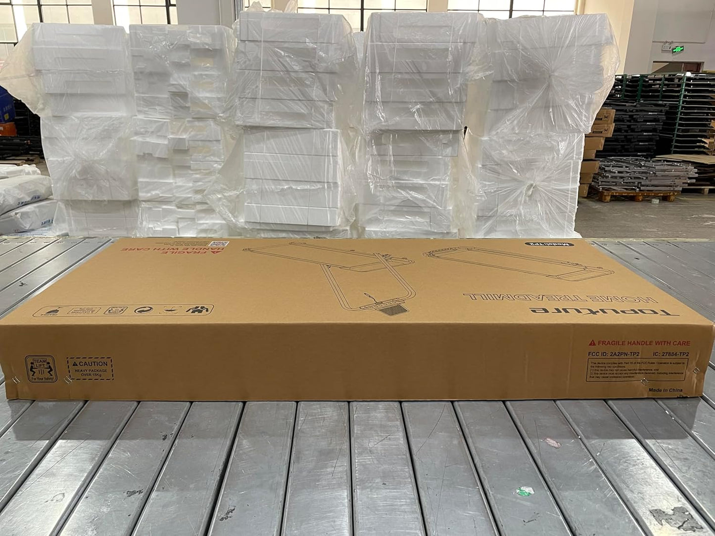 2-in-1 Treadmill, Walking Pad 12 km/hr, 7% Slope, 2.5 HP Electric Folding Treadmill, Extra Large 40 cm, Data Memory Function, App & Remote Control