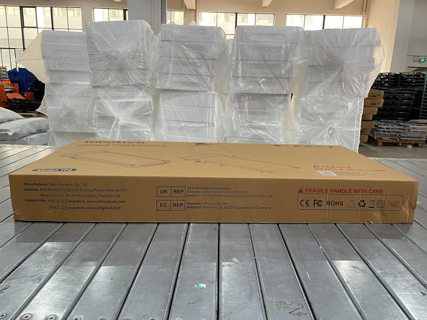 2-in-1 Treadmill, Walking Pad 12 km/hr, 7% Slope, 2.5 HP Electric Folding Treadmill, Extra Large 40 cm, Data Memory Function, App & Remote Control