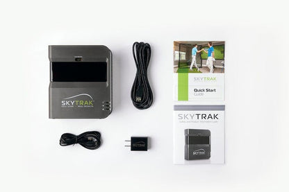 SkyTrak Golf Simulator Studio Pro Package Launch Monitor, Metal Protective Case, Enclosure, Simulator Software, Hitting Mat, Projector and Ball Tray - Improve Your Game from Home
