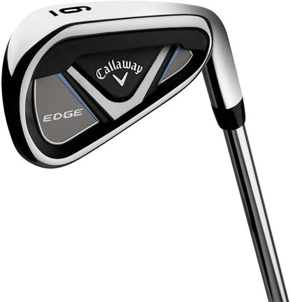 2024 Callaway Edge Men's Golf Club Set - 10-Piece Steel Set with Regular Flex for Right-Handed Male Golfers