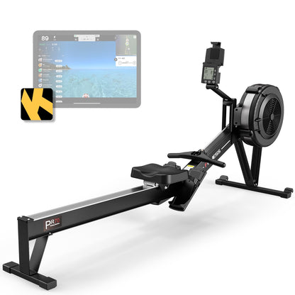 PASYOU Rowing Machine,Air Resistance Rowing Machines for Home Use 10 Gears Adjustable, Super Silent Rower Machine with Bluetooth & Smart Monitor(350LB Weight Capacity) PR70