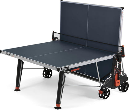 Cornilleau - 500X Performance Outdoor Table and Functional – 6mm Laminated Top – Foldable – Weatherproof – Durable – Black or Blue