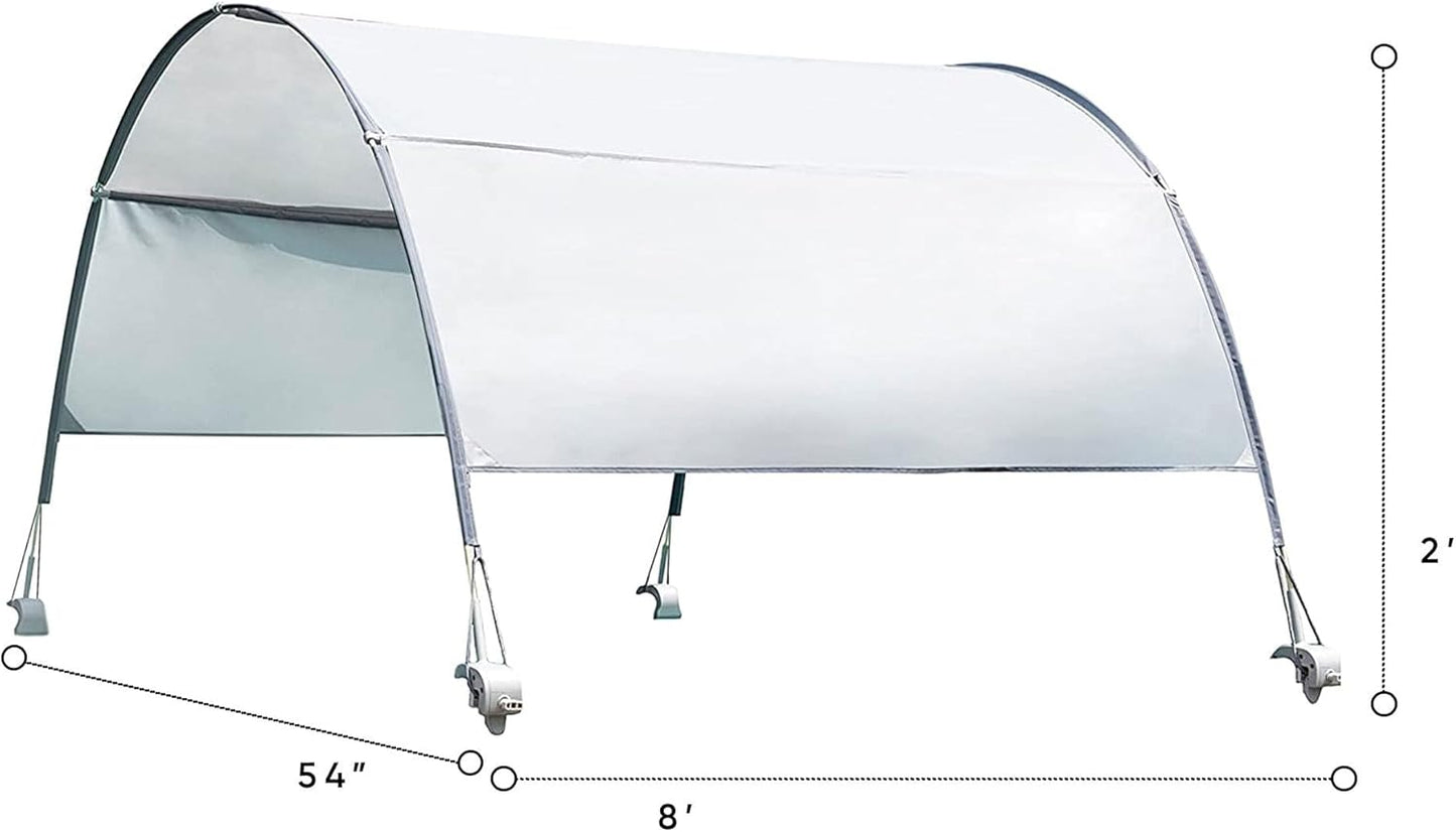 Intex Ultra XTR Frame 24' x 12' x 52" Above Ground Swimming Pool Set with Sand Filter Pump, Pool Cover, Ladder, and Protective Sun Canopy Attachment