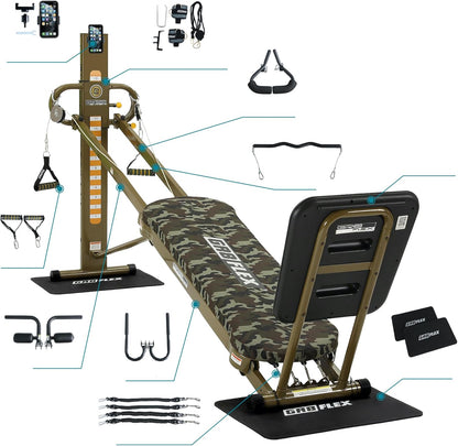 GR8FLEX Total Luxury Gym Fit Your Home Style - Military XL Model
