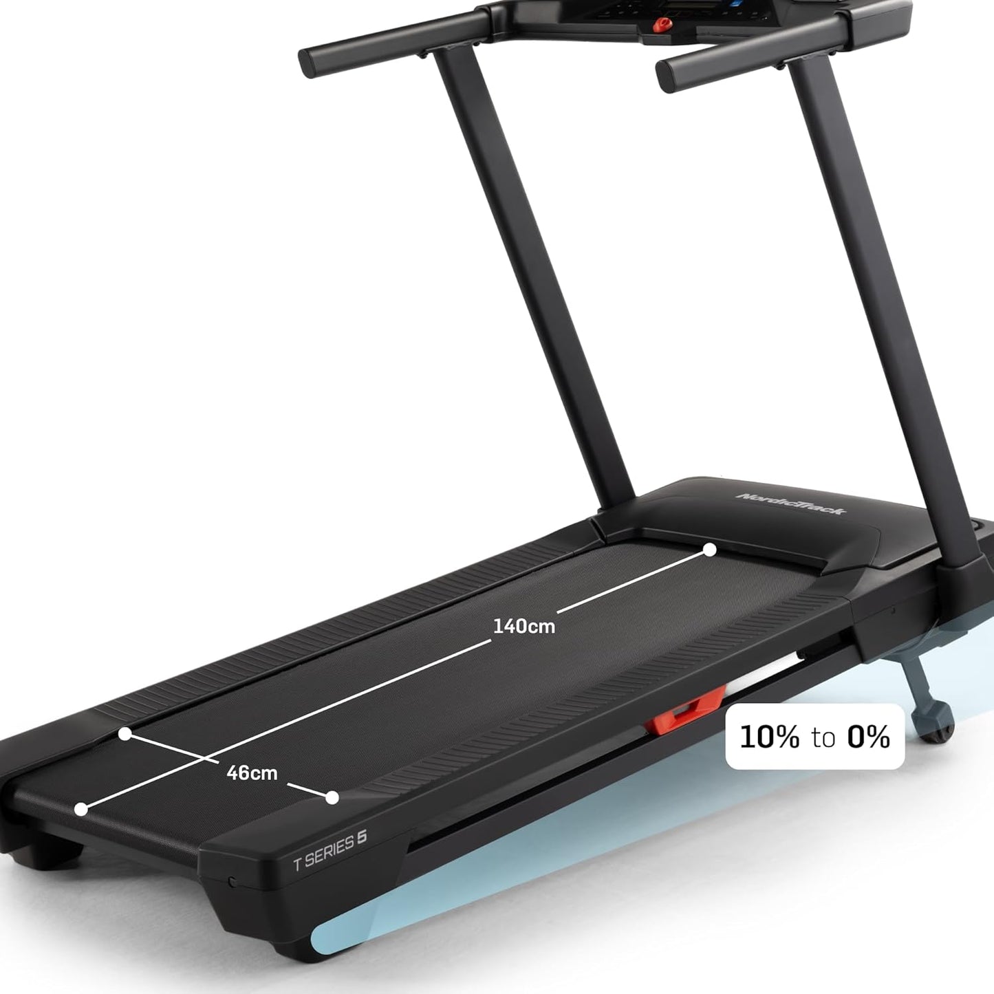 NordicTrack T Series: Perfect Treadmills for Home Use, Walking Treadmill with Incline, Bluetooth Enabled, 136 kg User Capacity