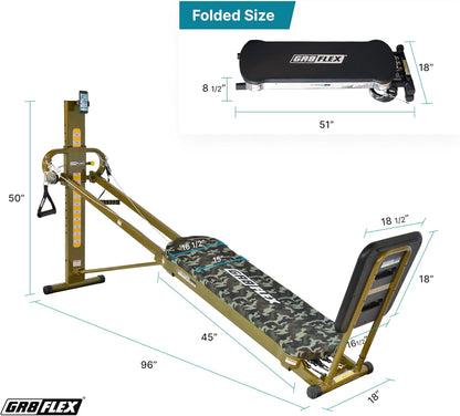 GR8FLEX Total Luxury Gym Fit Your Home Style - Military XL Model