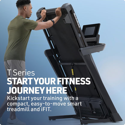 NordicTrack T Series: Perfect Treadmills for Home Use, Walking Treadmill with Incline, Bluetooth Enabled, 136 kg User Capacity