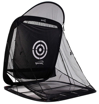 Spornia Spg-7 Golf Practice Net - Automatic Ball Return System w/Target Sheet, Two Side Barrier
